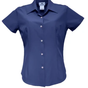 Camisa Azúl Manga Corta